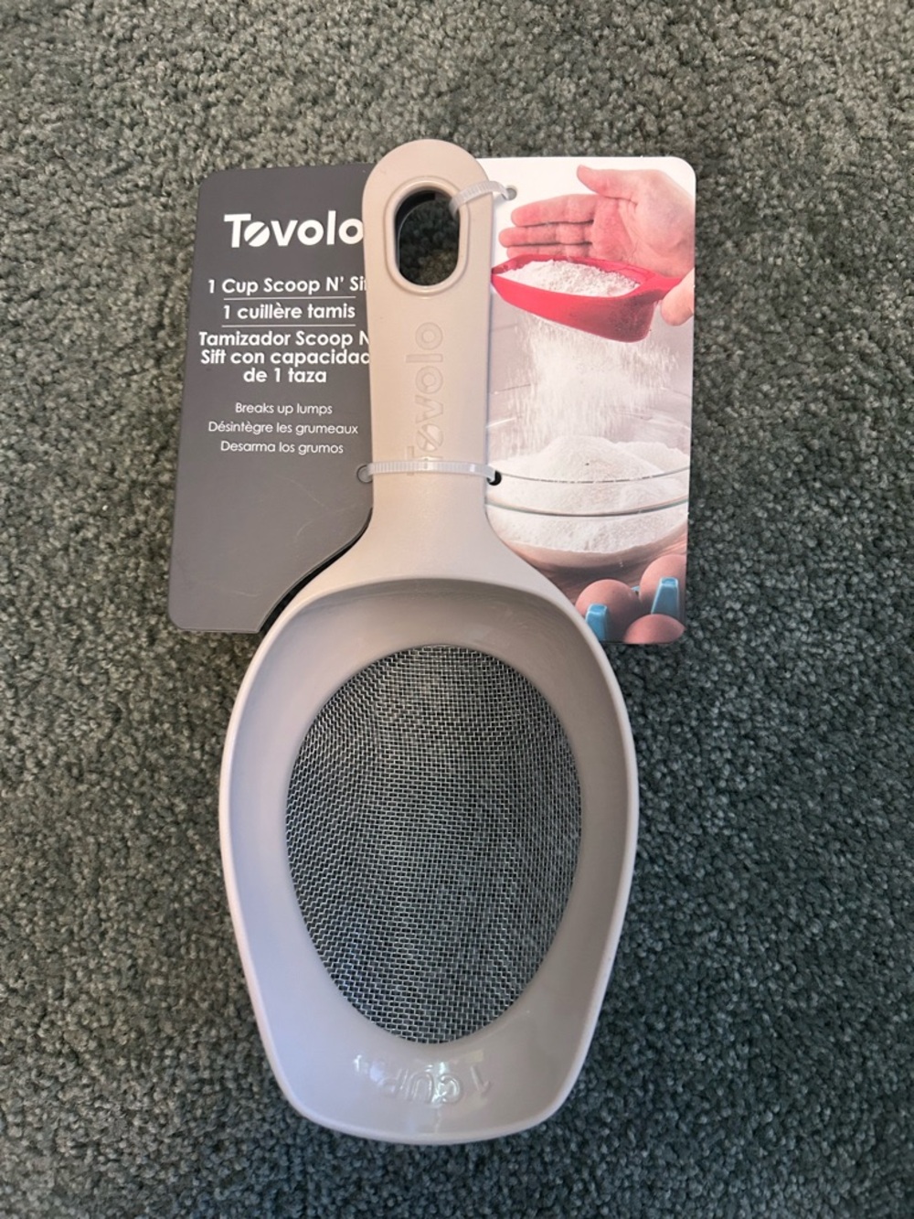 Tovolo 1-Cup Scoop N' Sift - Taupe